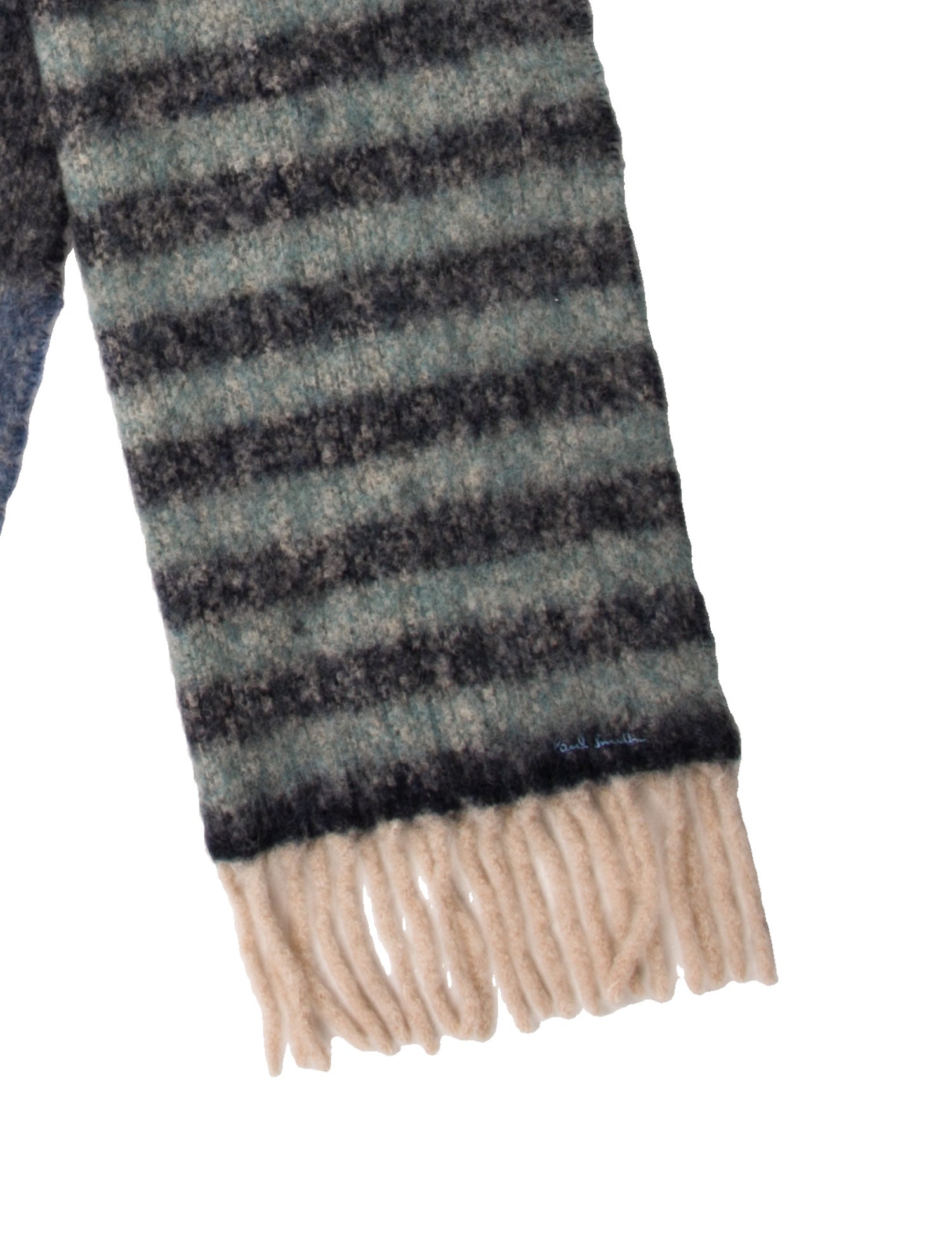 Paul Smith Alpaca Striped Scarf