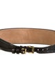 Burberry Wide Leather Waist Belt