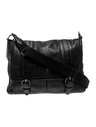 Burberry Leather Messenger Bag
