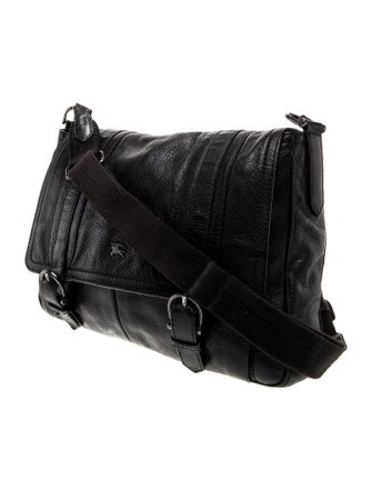 Burberry Leather Messenger Bag