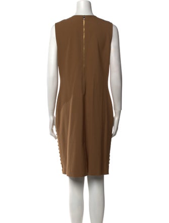 Burberry Crew Neck Knee-Length Dress