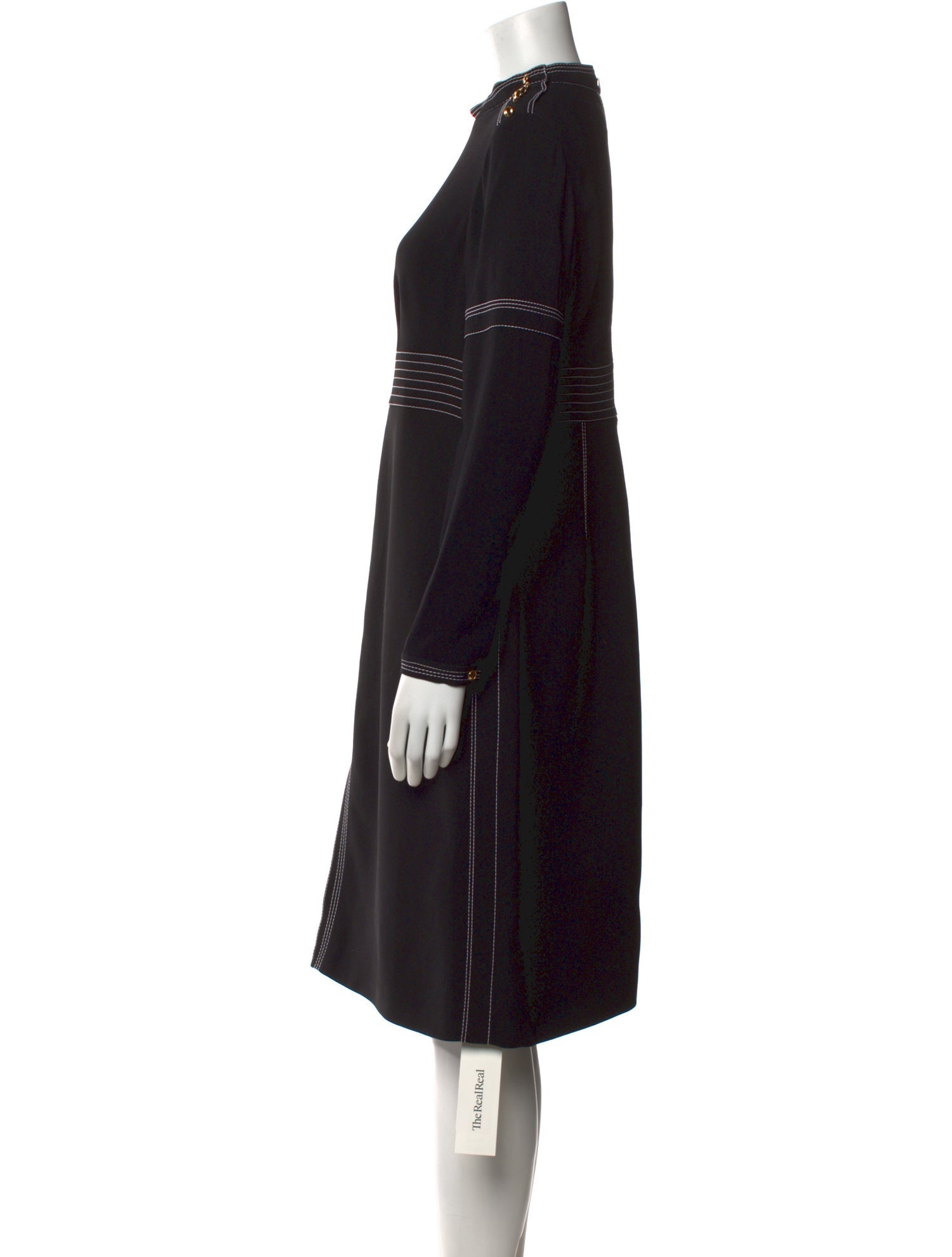 Burberry Wool Knee-Length Dress