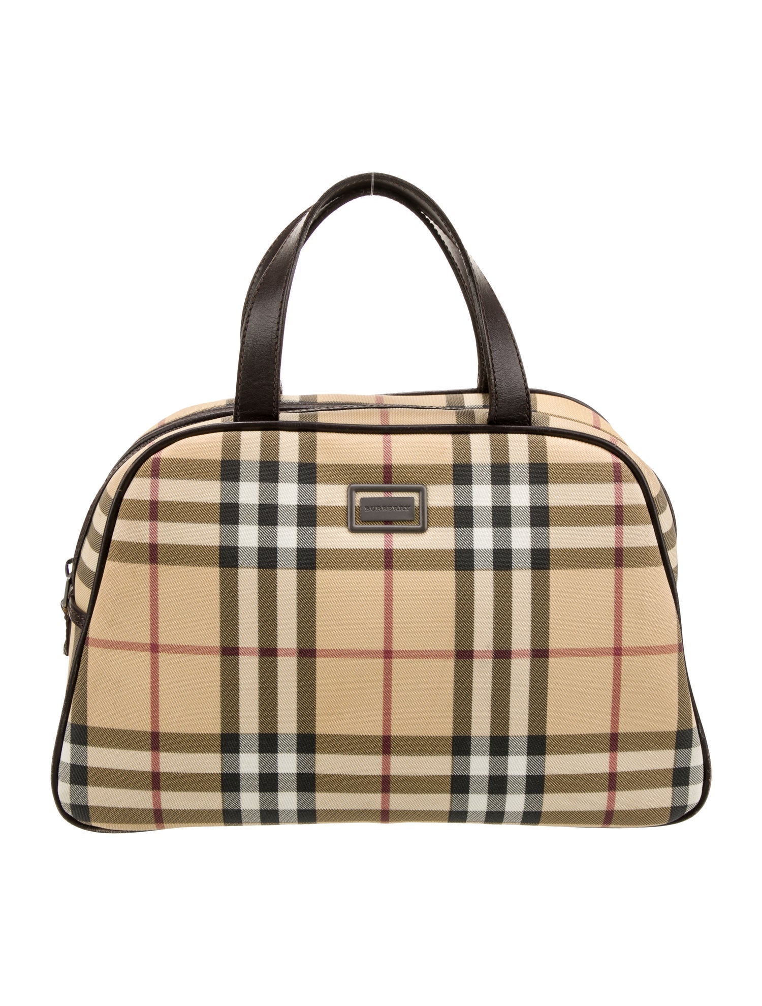 Burberry Nova Check Top Handle Bag
