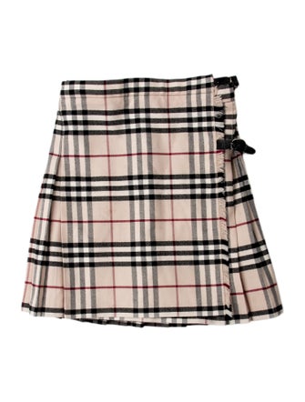 Burberry Wool Mini Skirt