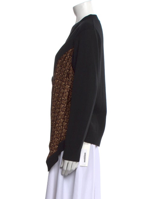Burberry Merino Wool Printed Sweater