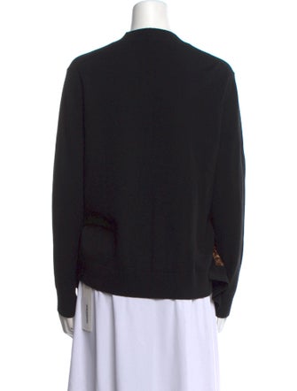 Burberry Merino Wool Printed Sweater