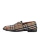 Burberry House Check Pattern Wool Loafers