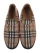 Burberry House Check Pattern Wool Loafers