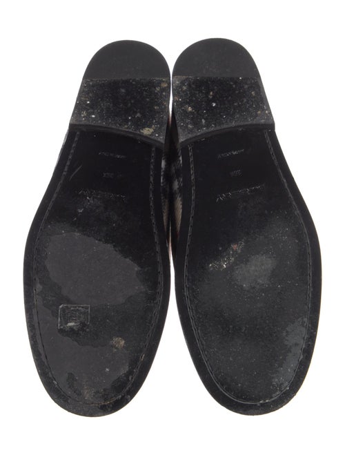 Burberry House Check Pattern Wool Loafers