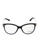 Burberry Nova Check Pattern Oversize Eyeglasses