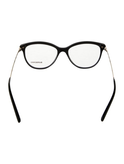 Burberry Nova Check Pattern Oversize Eyeglasses