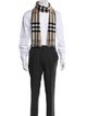 Burberry Cashmere Plaid Print Scarf