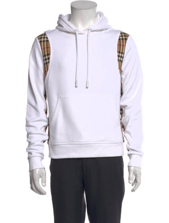 Burberry House Check Pattern Crew Neck Hoodie
