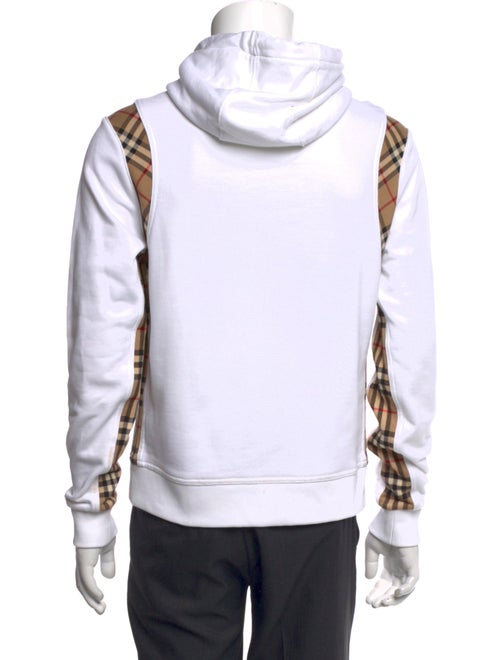 Burberry House Check Pattern Crew Neck Hoodie