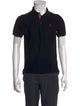 Burberry Nova Check Pattern Crew Neck Polo Shirt