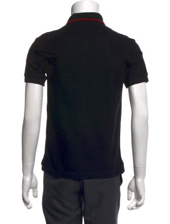 Burberry Nova Check Pattern Crew Neck Polo Shirt