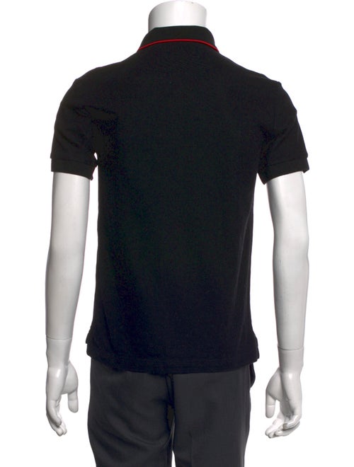 Burberry Nova Check Pattern Crew Neck Polo Shirt