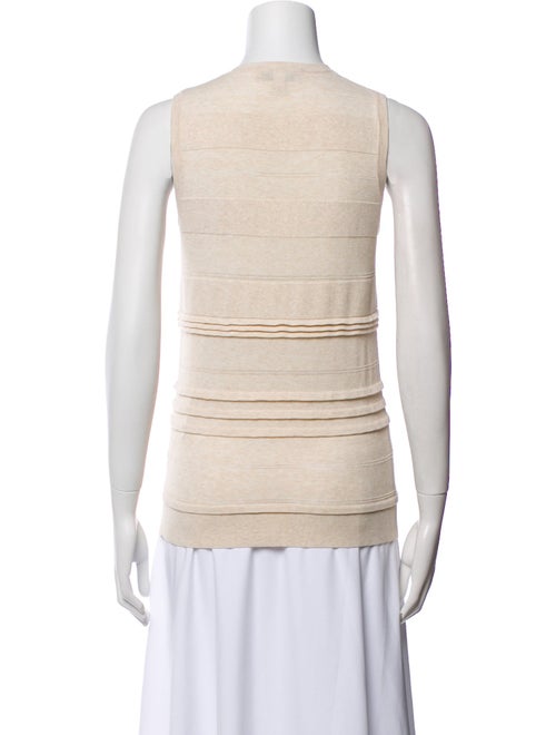 Burberry Scoop Neck Sleeveless Top
