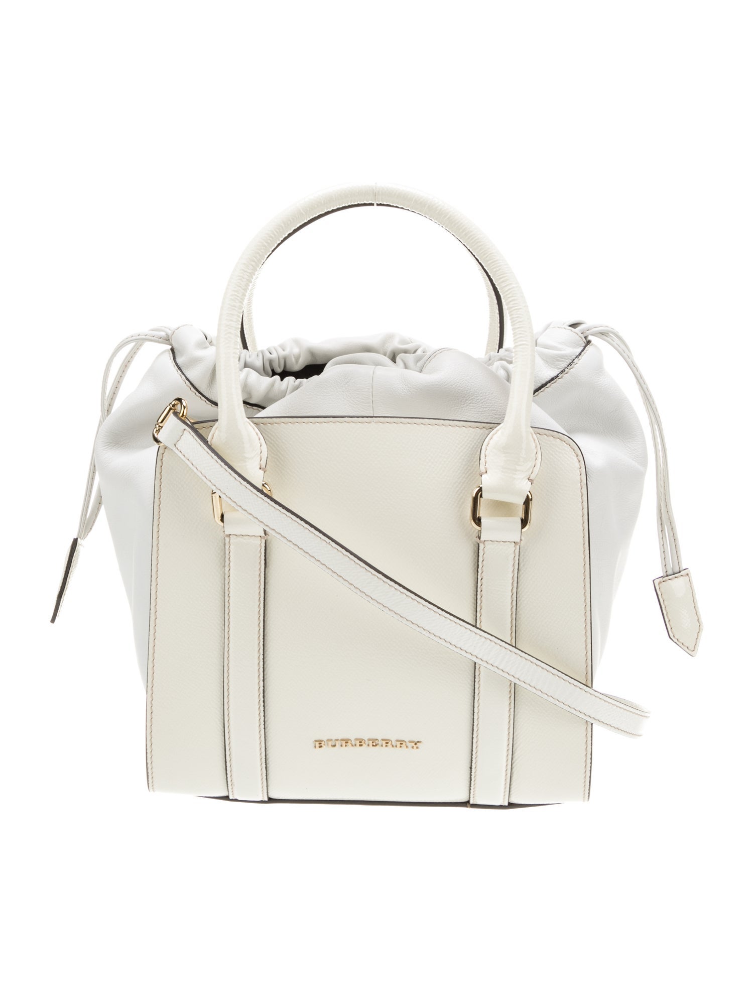 Burberry Patent Leather Shoulder Bag