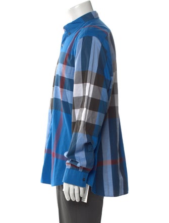 Burberry Abstract Check Long Sleeve Shirt