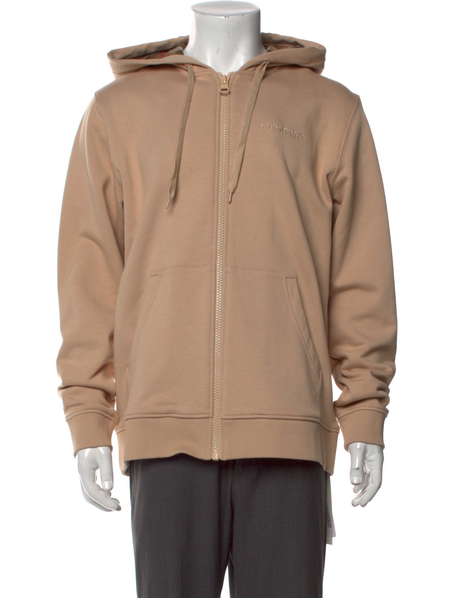 Burberry V-Neck Long Sleeve Hoodie