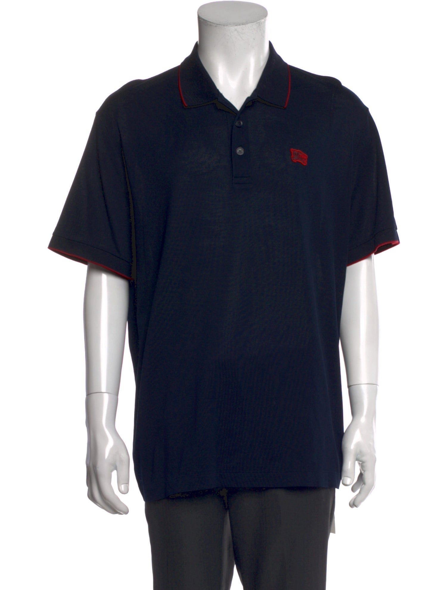 Burberry Crew Neck Short Sleeve Polo Shirt