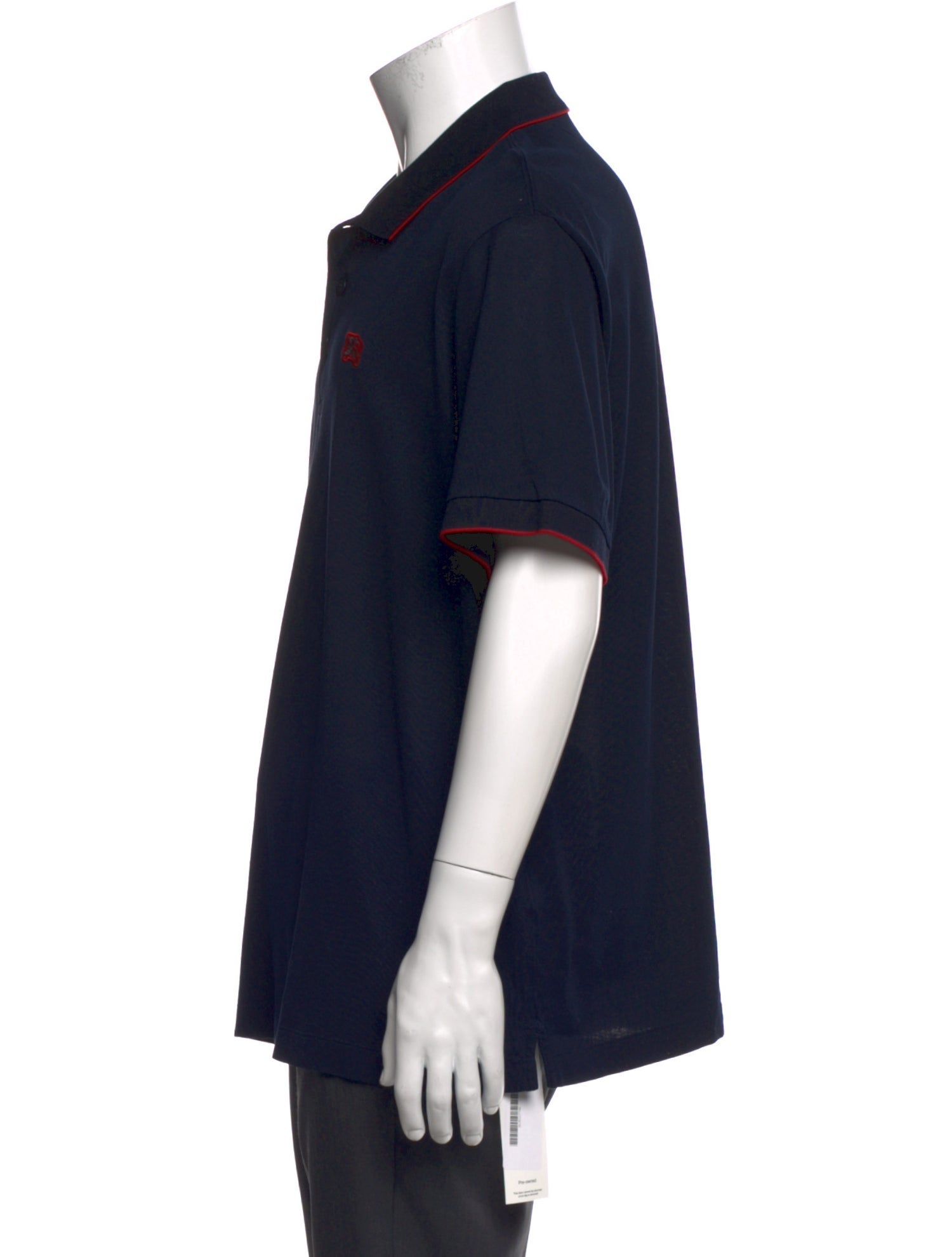 Burberry Crew Neck Short Sleeve Polo Shirt