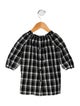 Burberry Long Sleeve Cotton Dress