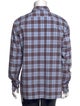 Burberry Plaid Print Long Sleeve Shirt