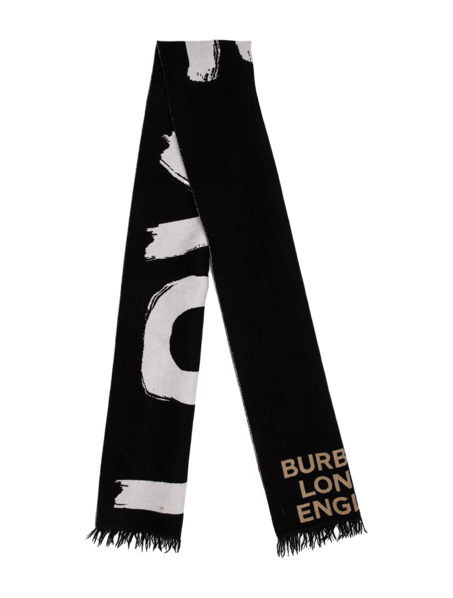 Burberry Wool Printed Scarf