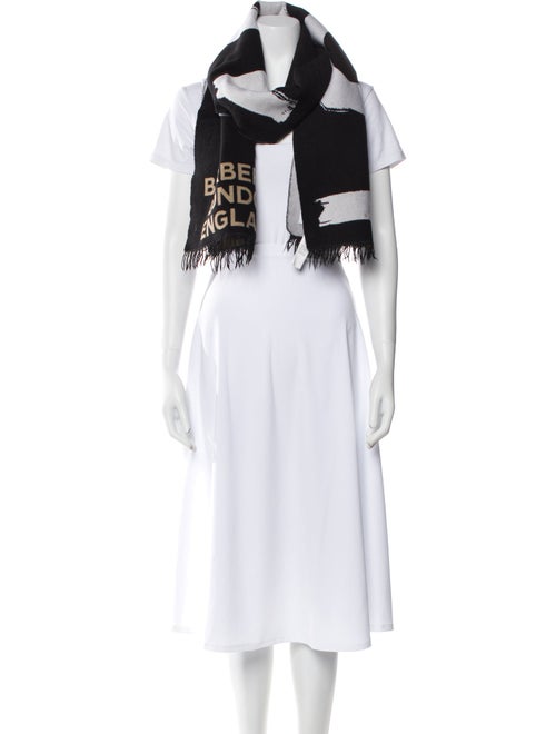Burberry Wool Printed Scarf