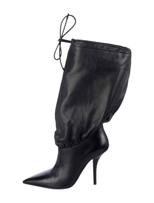 Burberry Leather Lace-Up Boots