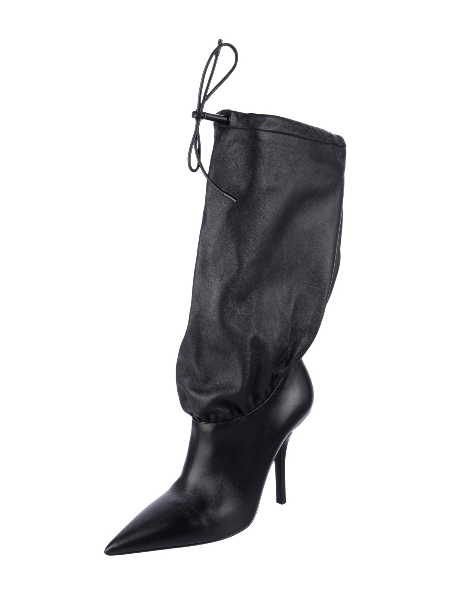 Burberry Leather Lace-Up Boots