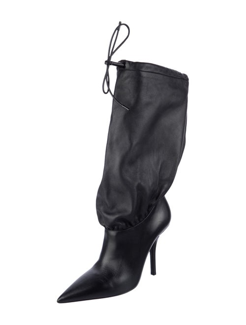 Burberry Leather Lace-Up Boots