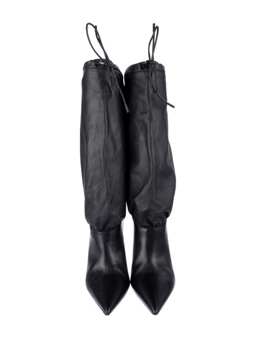 Burberry Leather Lace-Up Boots