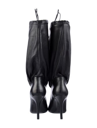 Burberry Leather Lace-Up Boots