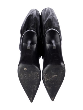 Burberry Leather Lace-Up Boots