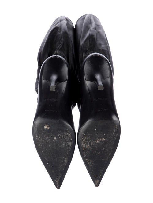 Burberry Leather Lace-Up Boots