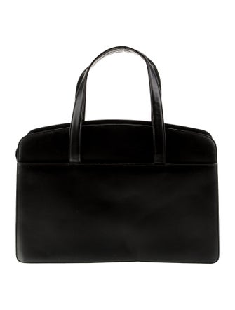 Burberry Leather Top Handle Bag