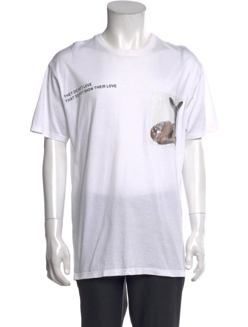 Burberry Graphic Print Crew Neck T-Shirt