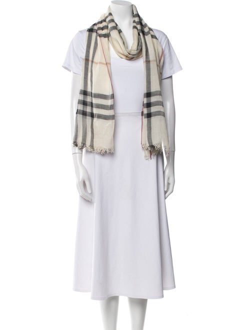 Burberry Silk House Check Pattern Scarf