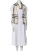 Burberry Silk House Check Pattern Scarf