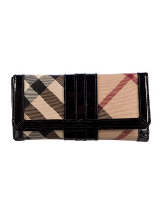 Burberry Printed Continental Wallet
