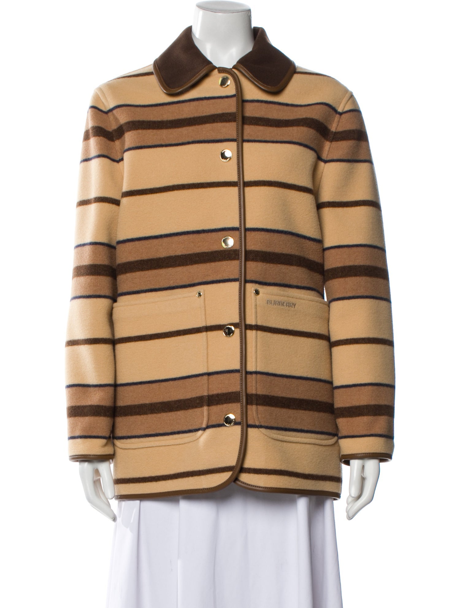 Burberry Wool Striped Jacket