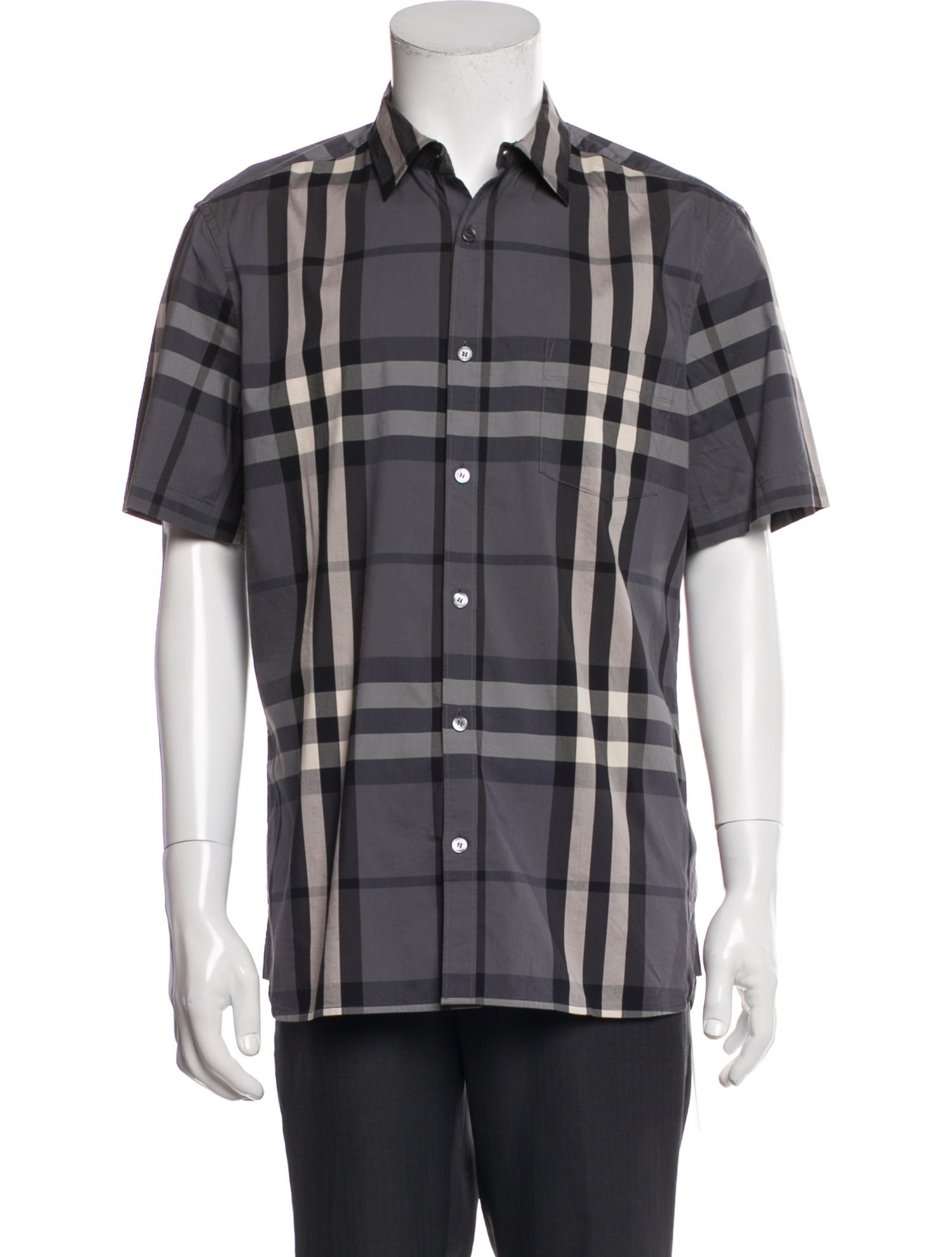 Burberry House Check Pattern Short Sleeve Shirt