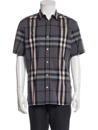 Burberry House Check Pattern Short Sleeve Shirt