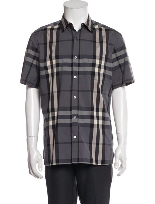 Burberry House Check Pattern Short Sleeve Shirt
