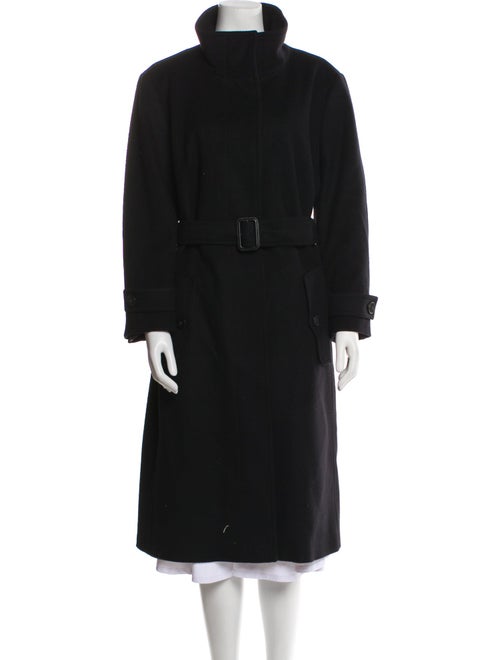 Burberry Virgin Wool Faux Fur Coat