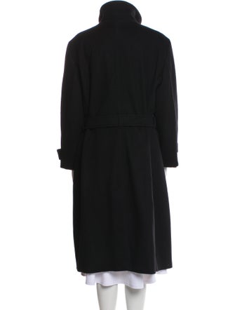 Burberry Virgin Wool Faux Fur Coat