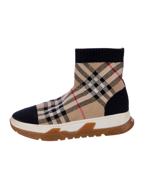 Burberry Boys' Patterned Sock Sneaker